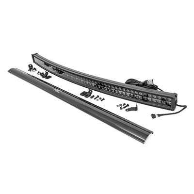 Rough Country Black Series 54" Curved Cree LED Light Bar with Cool White DRL - 72954BD